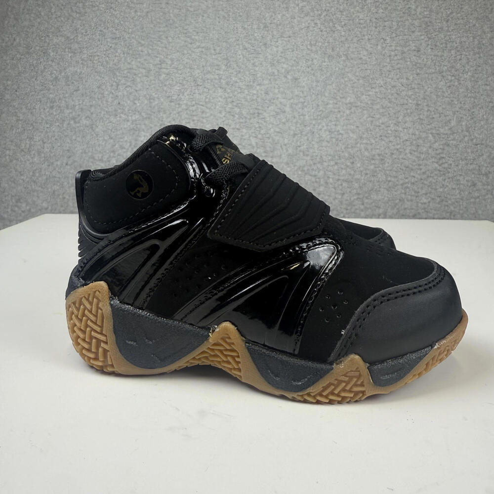 Kids Basketball Shoes 8 Shaq Black Athletic Mid Devastator Sneakers Cushioned